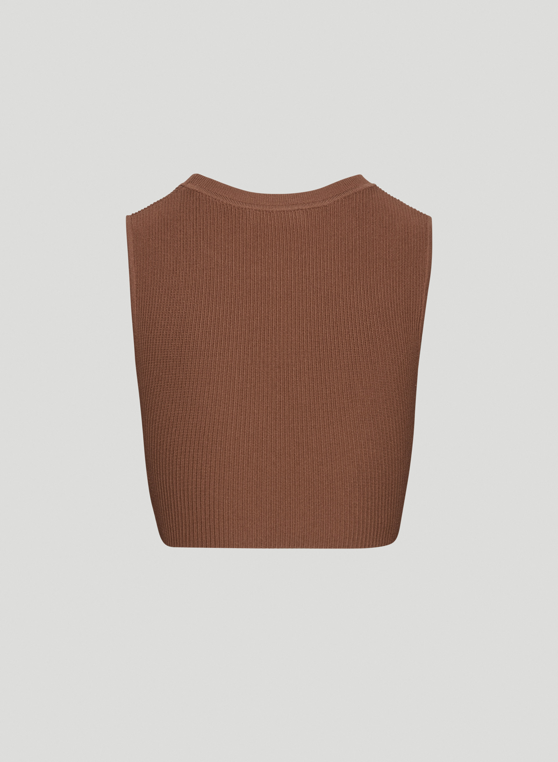 Pia Sculpt Knit Cropped Tank