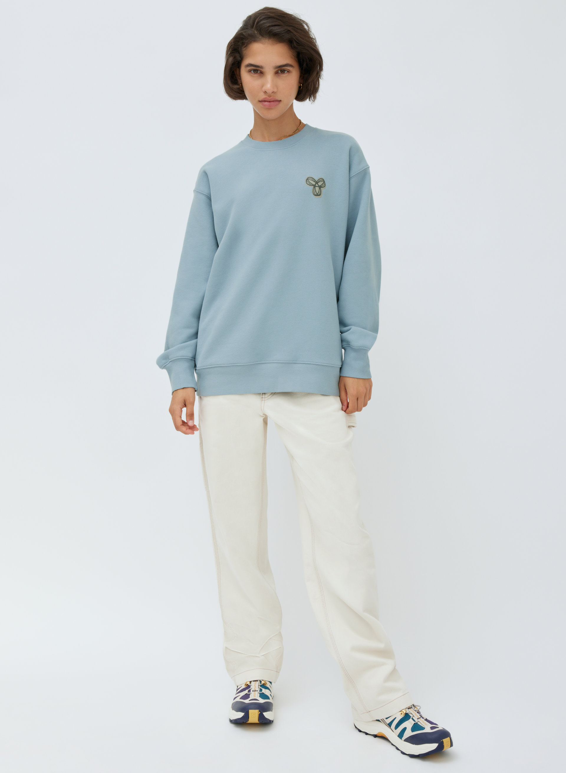 New Cozy Fleece Boyfriend Crew Sweatshirt