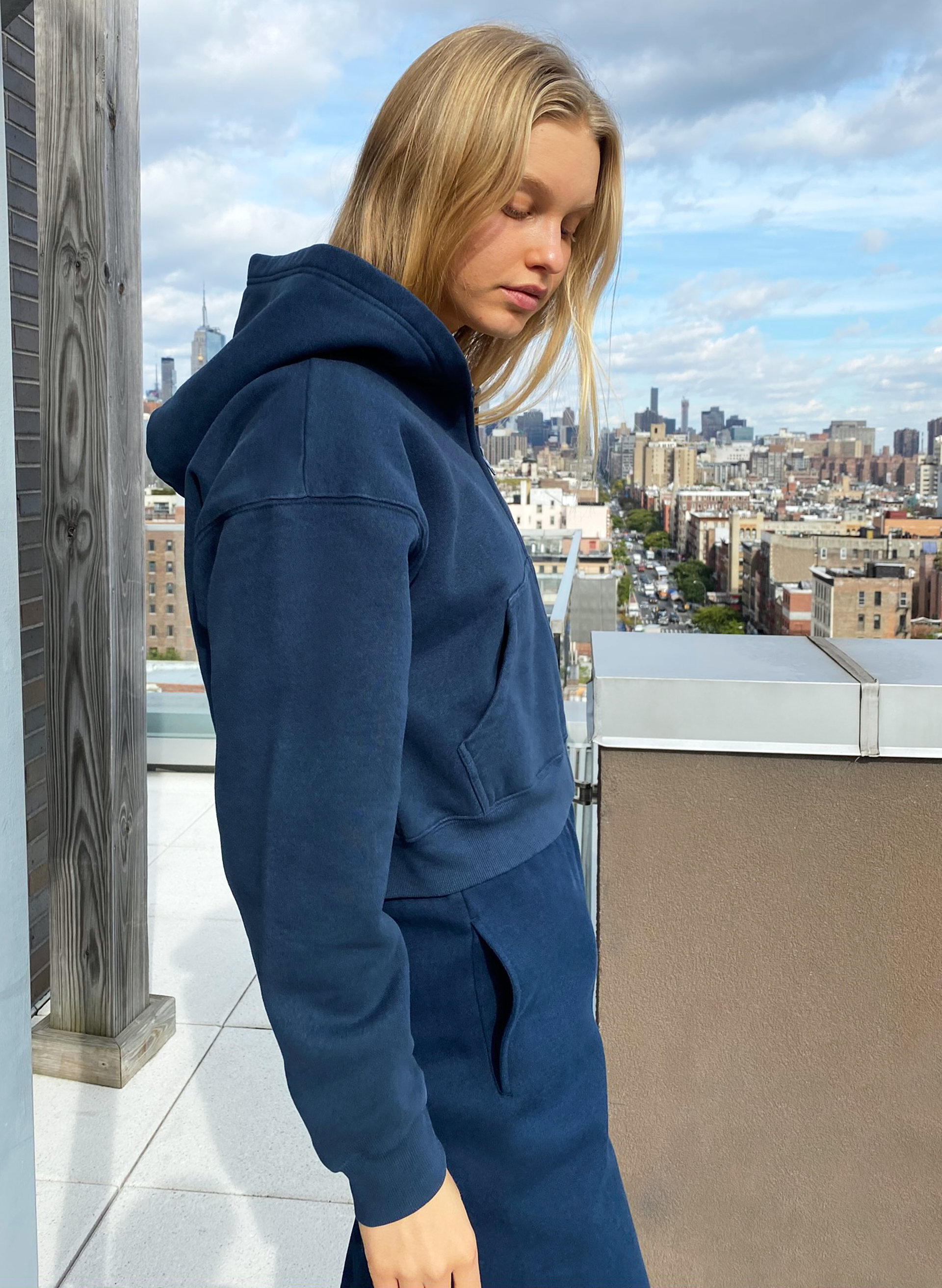 Cozy Fleece Boyfriend Boxy Zip-Up Hoodie