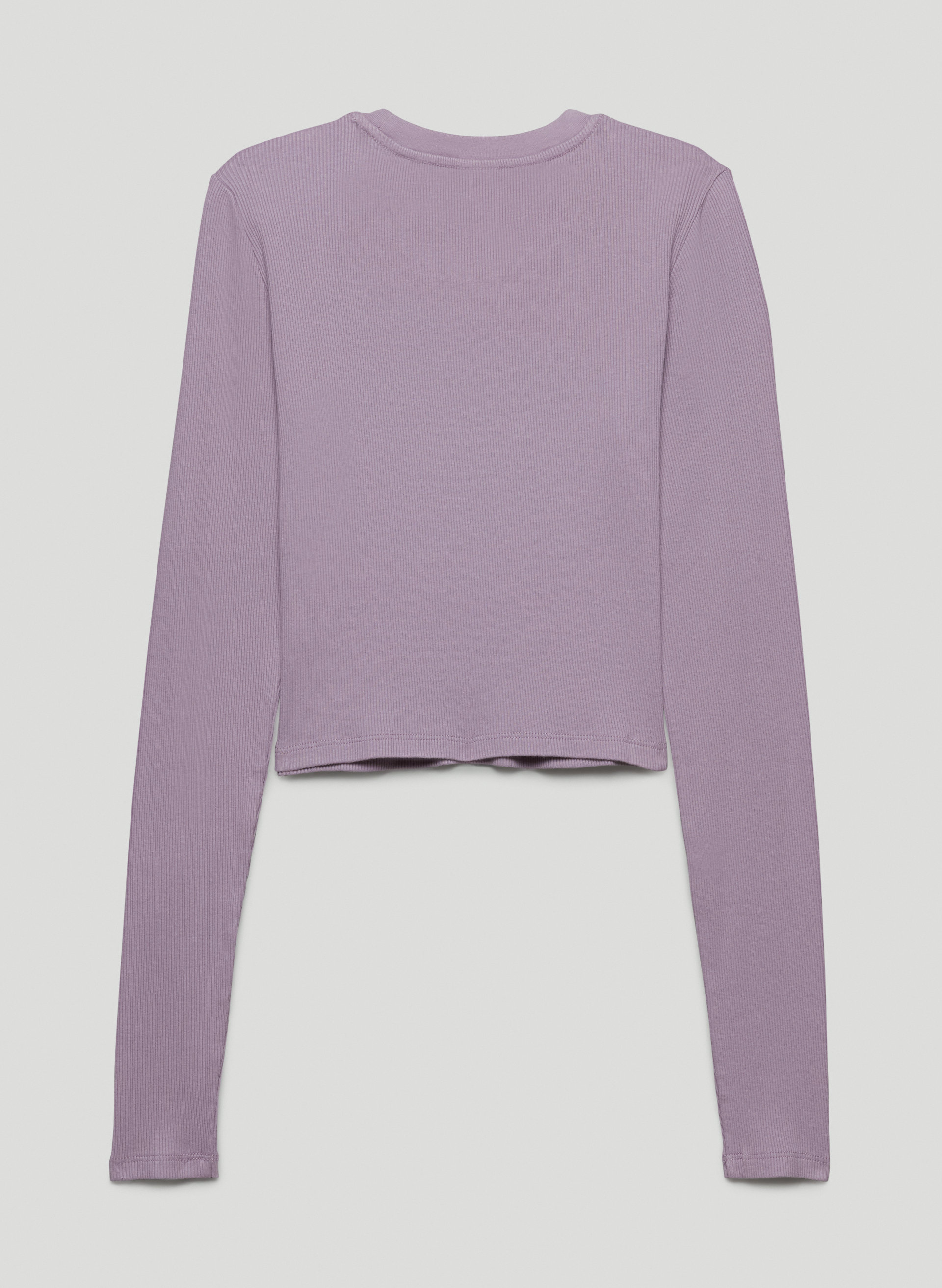 Ribbed Cropped Longsleeve