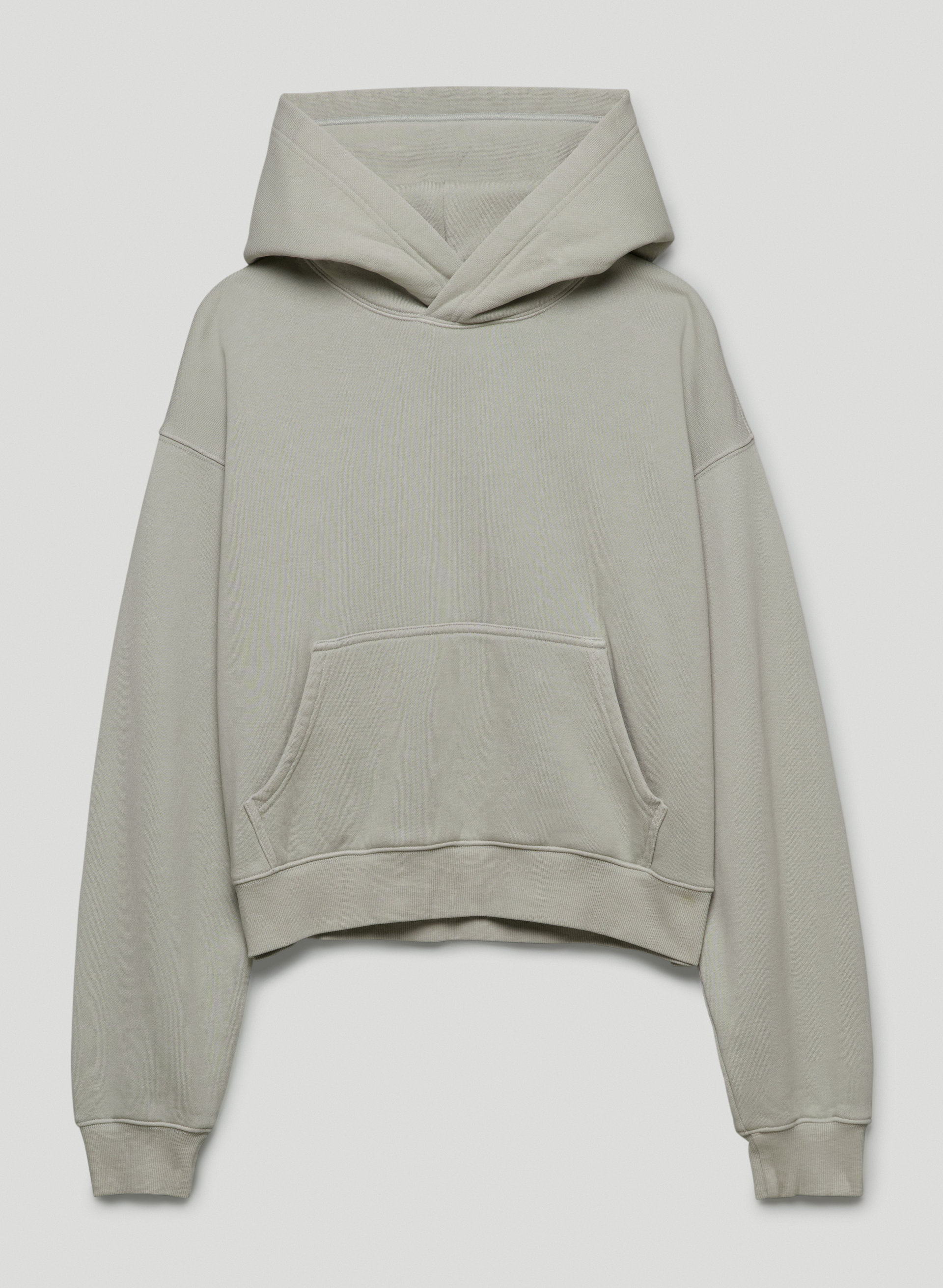 Cozy Fleece Boyfriend Shrunken Hoodie