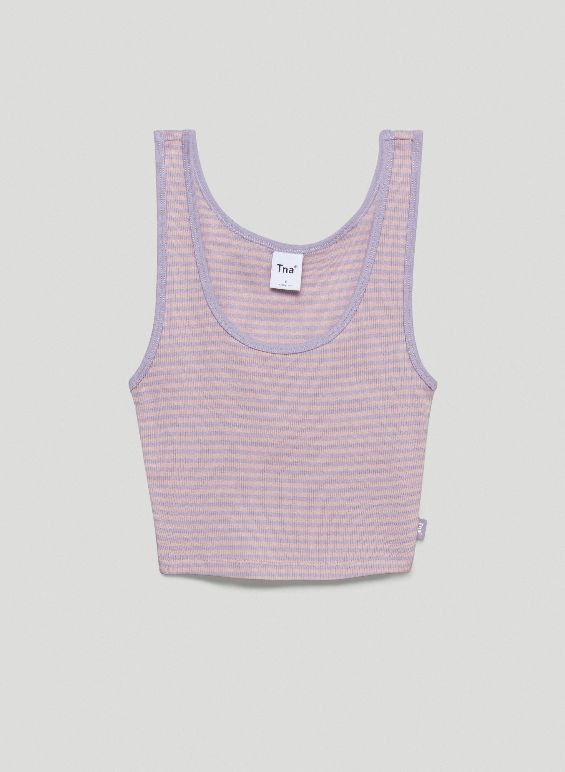 Cropped Rib Tank