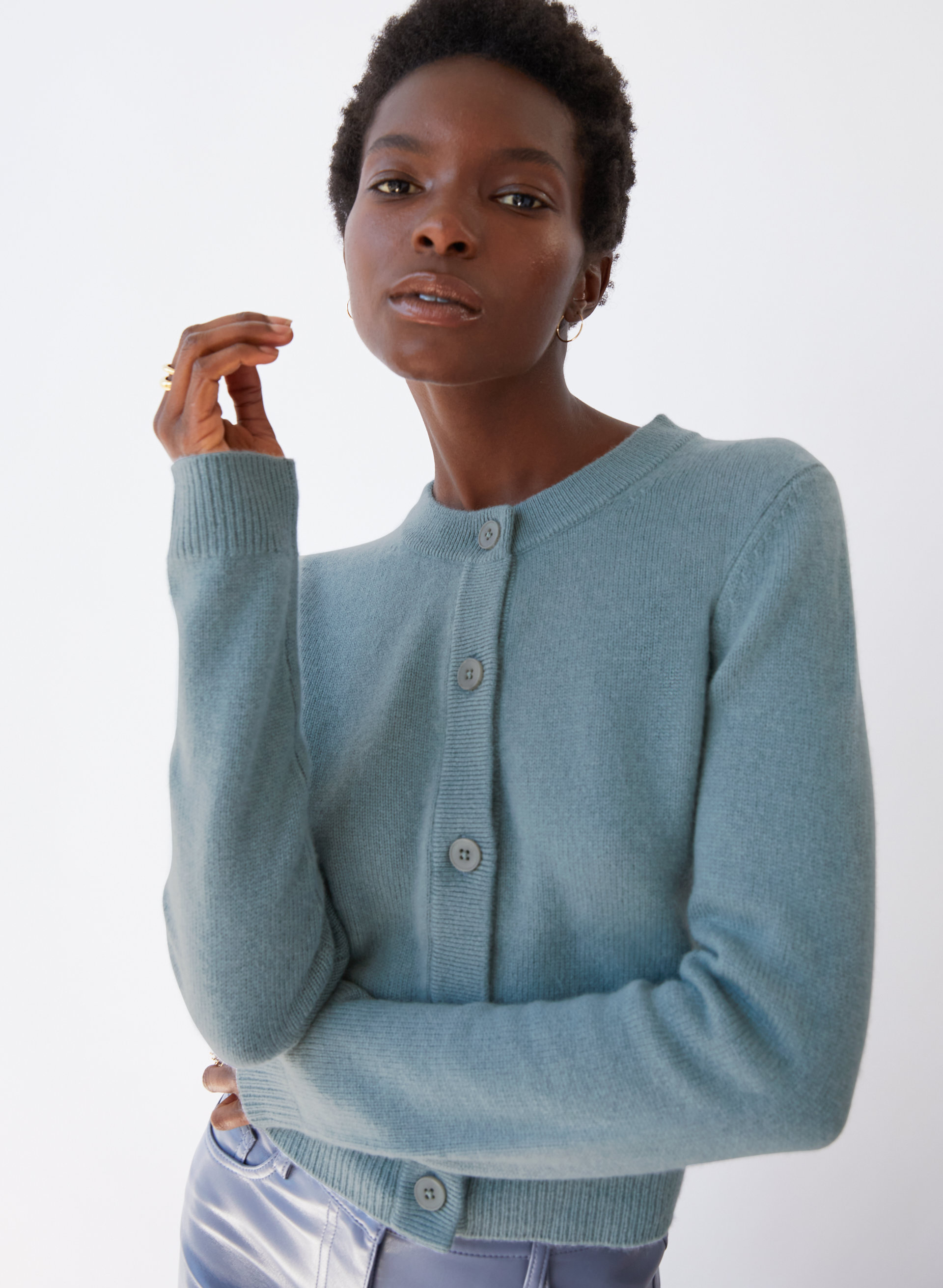 Andrea Cashmere Cardigan