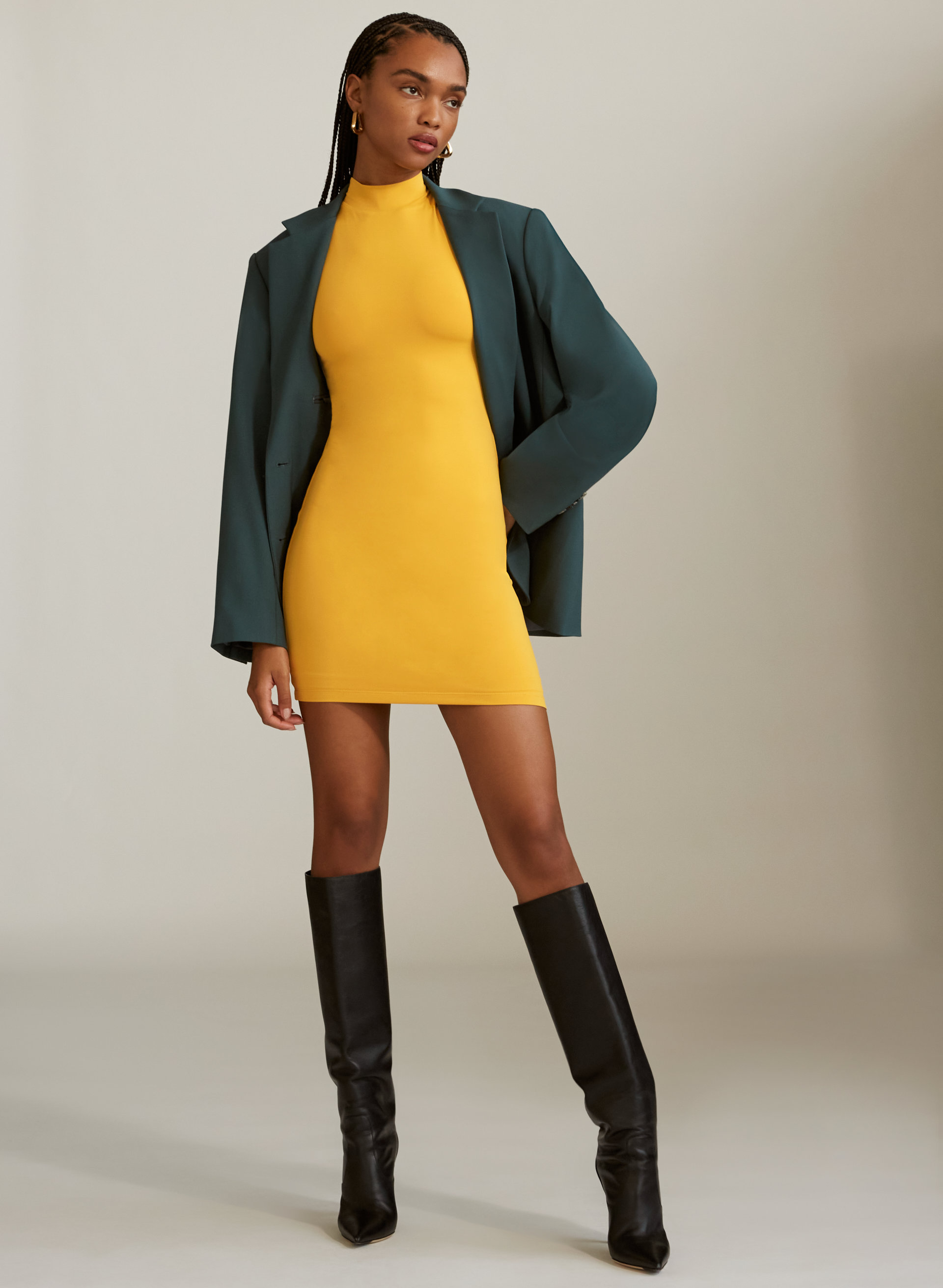 Contour Mockneck Dress