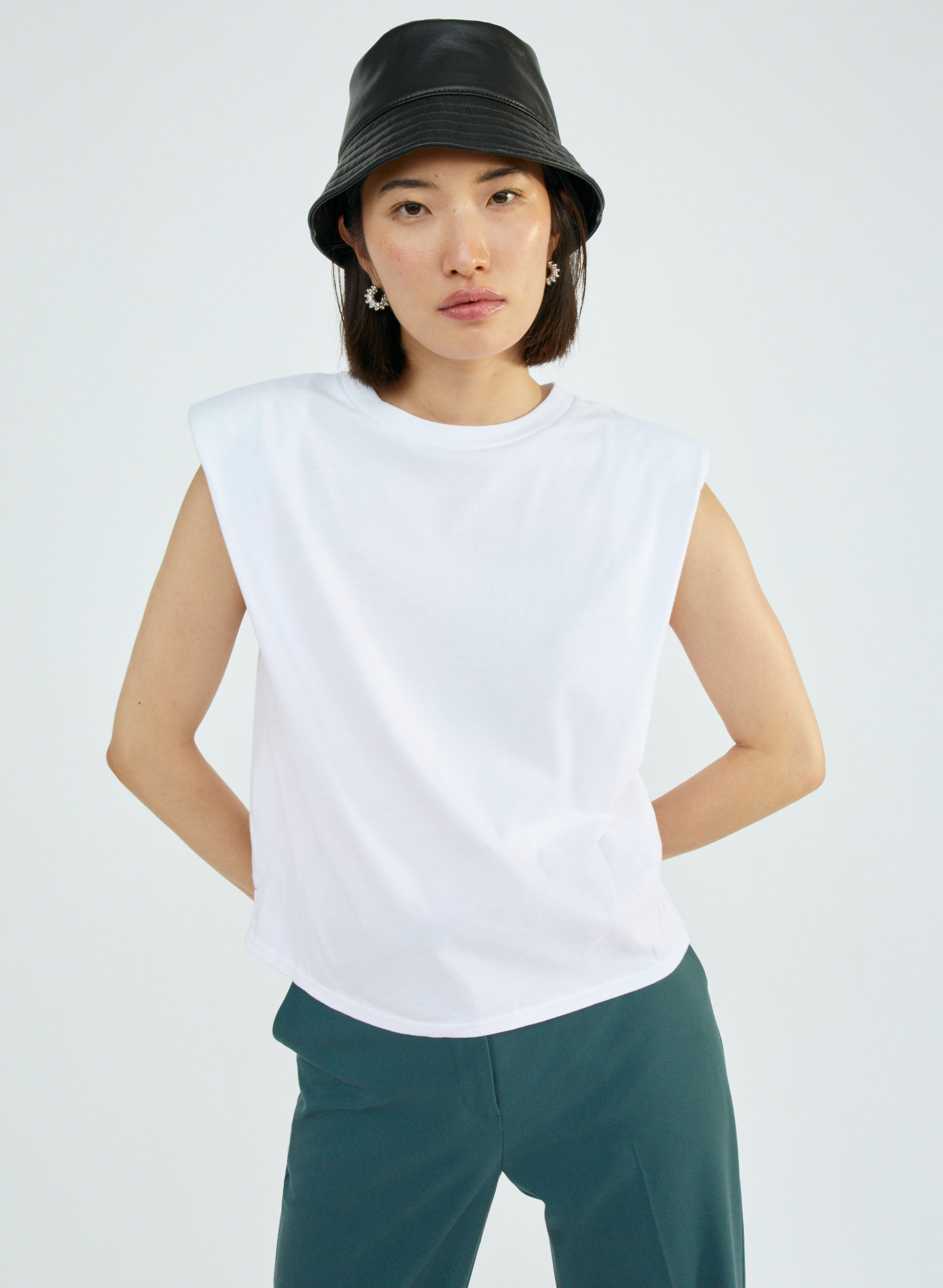 Shoulder Pad T-Shirt