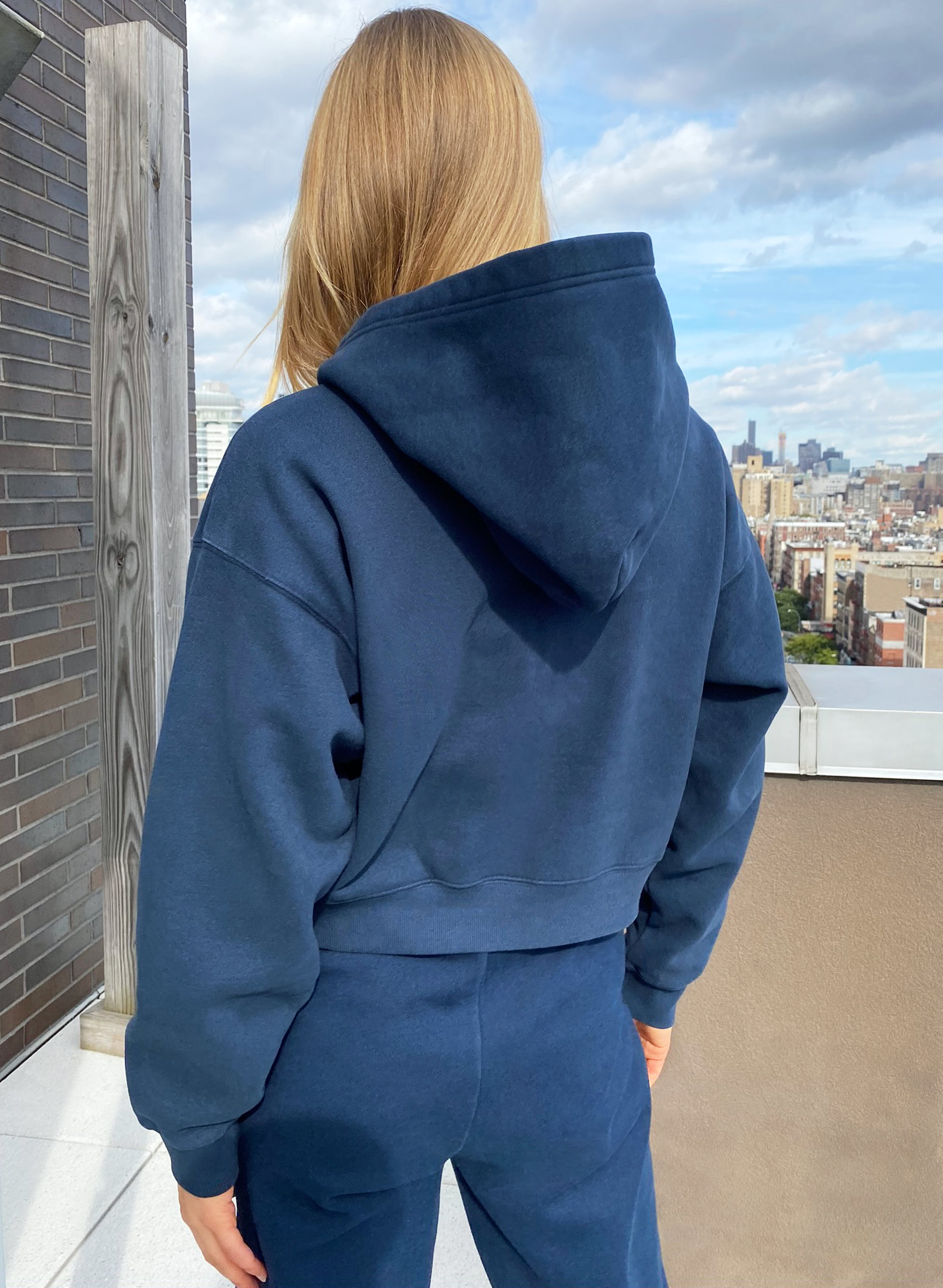 Cozy Fleece Boyfriend Boxy Zip-Up Hoodie