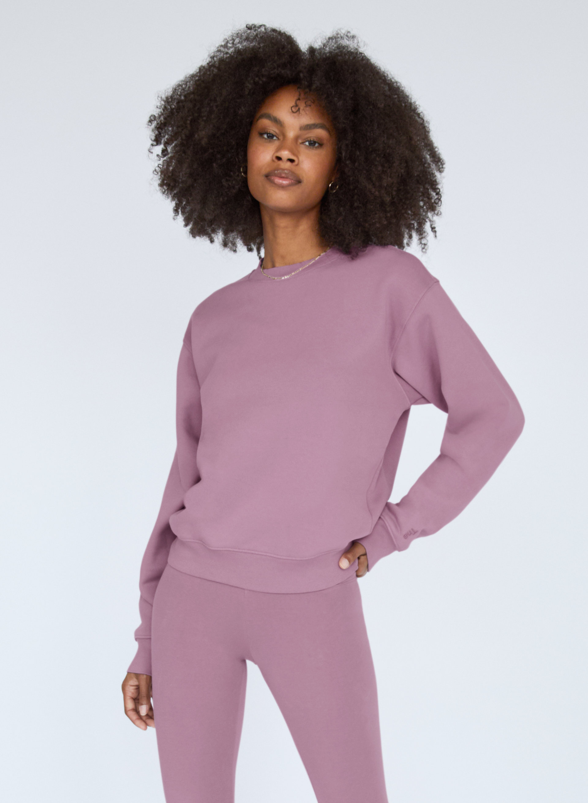 Cozy Fleece Perfect Crew Sweatshirt