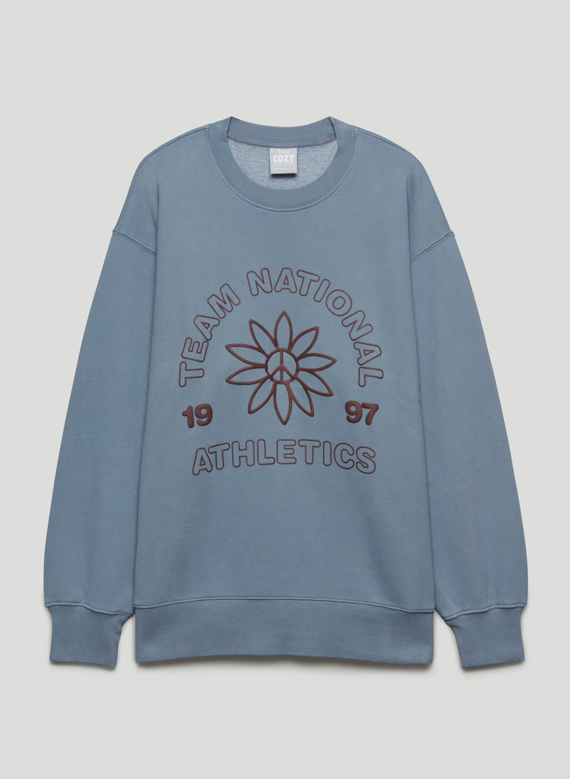 New Cozy Fleece Boyfriend Crew Sweatshirt