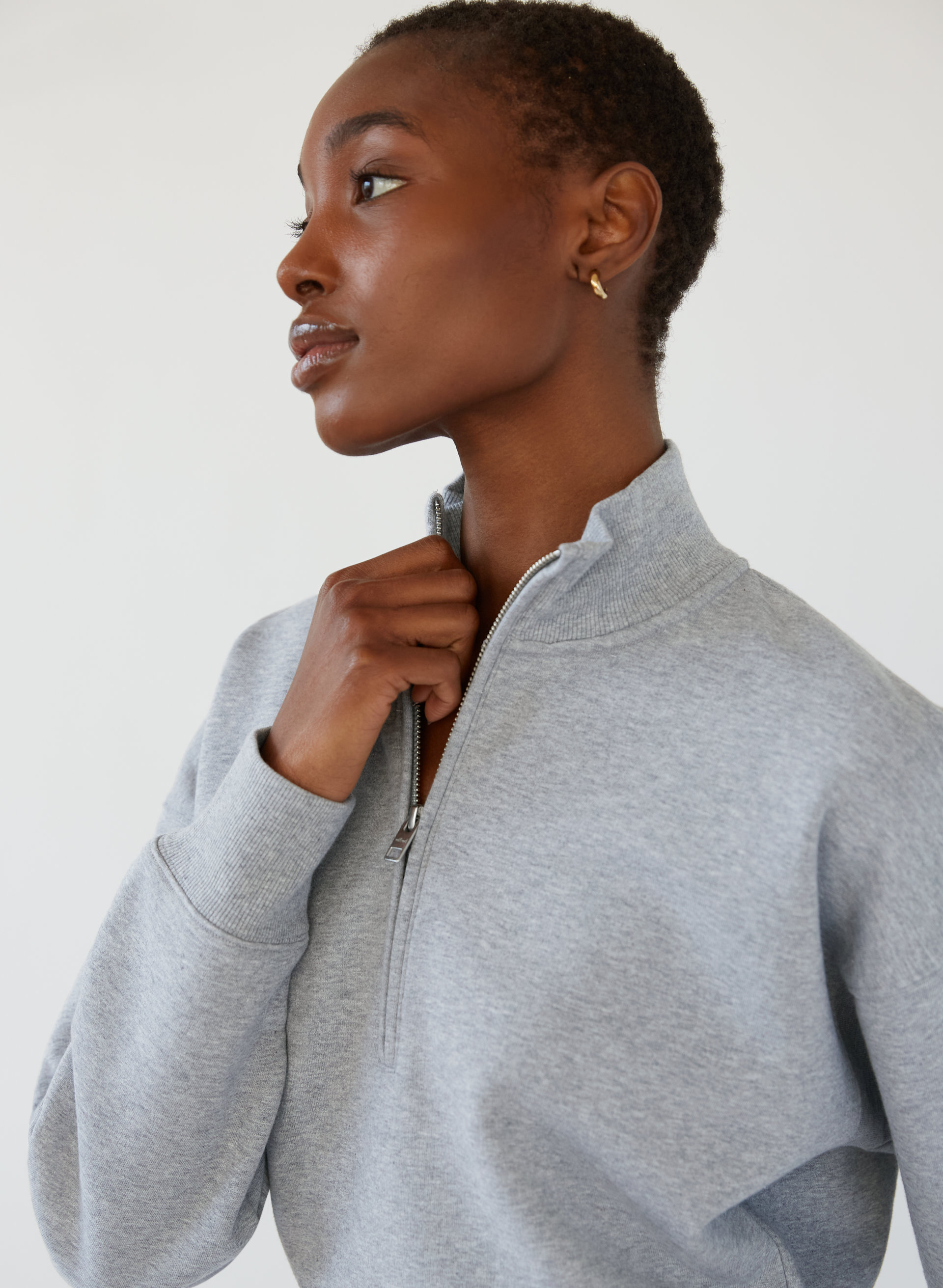 Free Fleece 1/2 Zip Sweatshirt