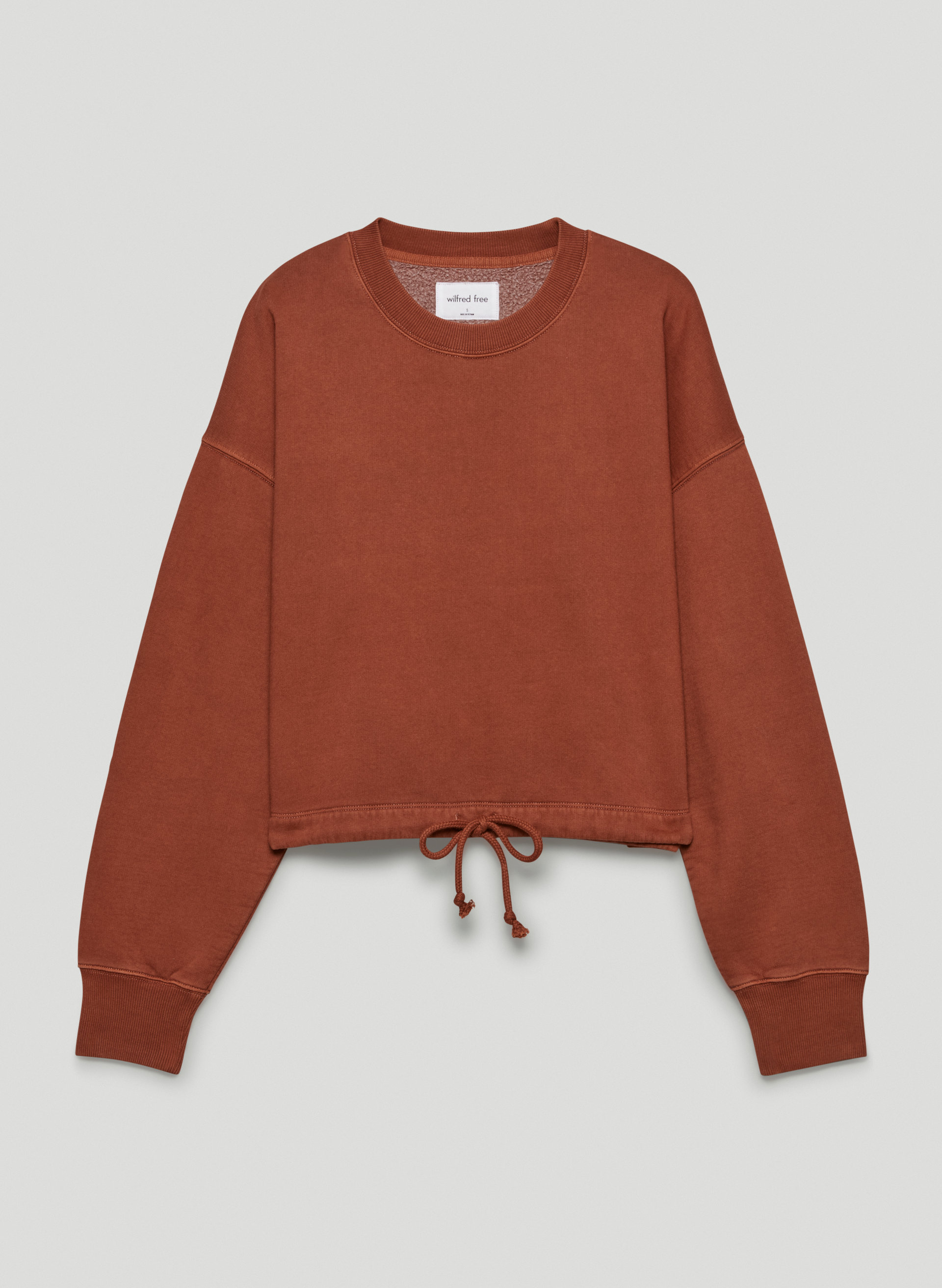 Free Fleece Cropped Sweatshirt
