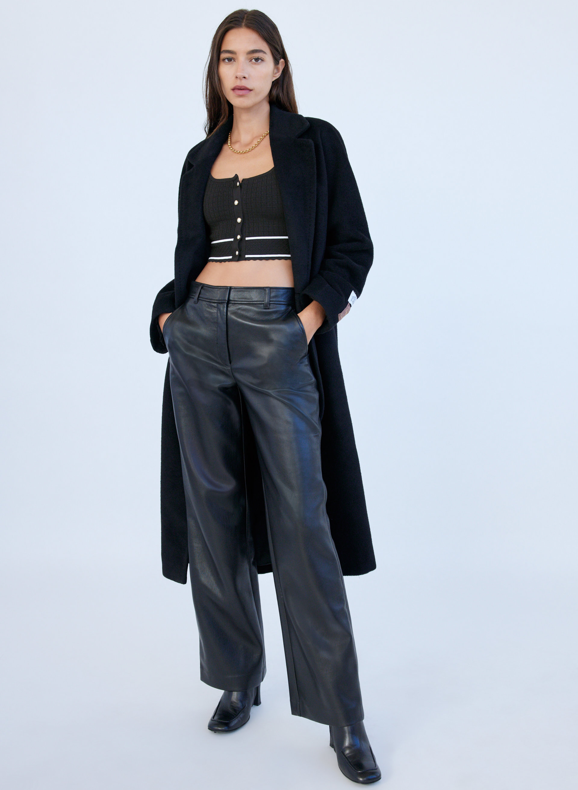 Sculpt Knit Button Tank