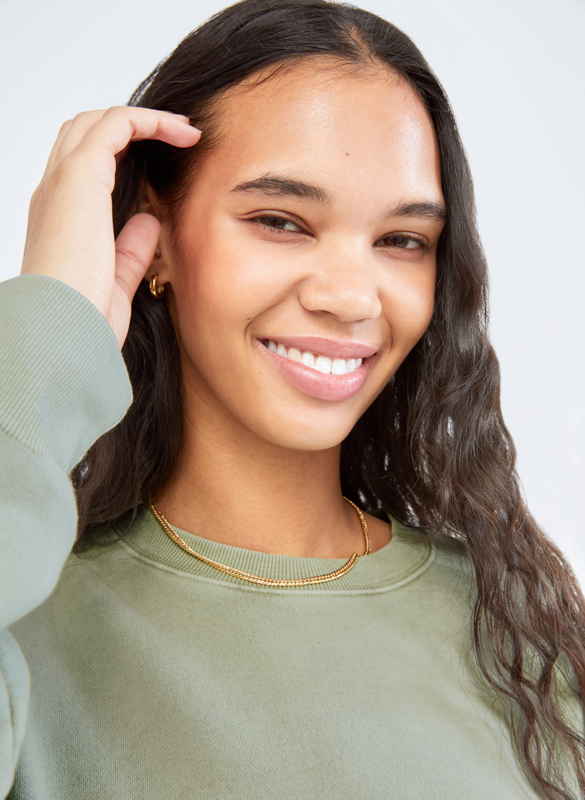 New Cozy Fleece Boyfriend Crew Sweatshirt