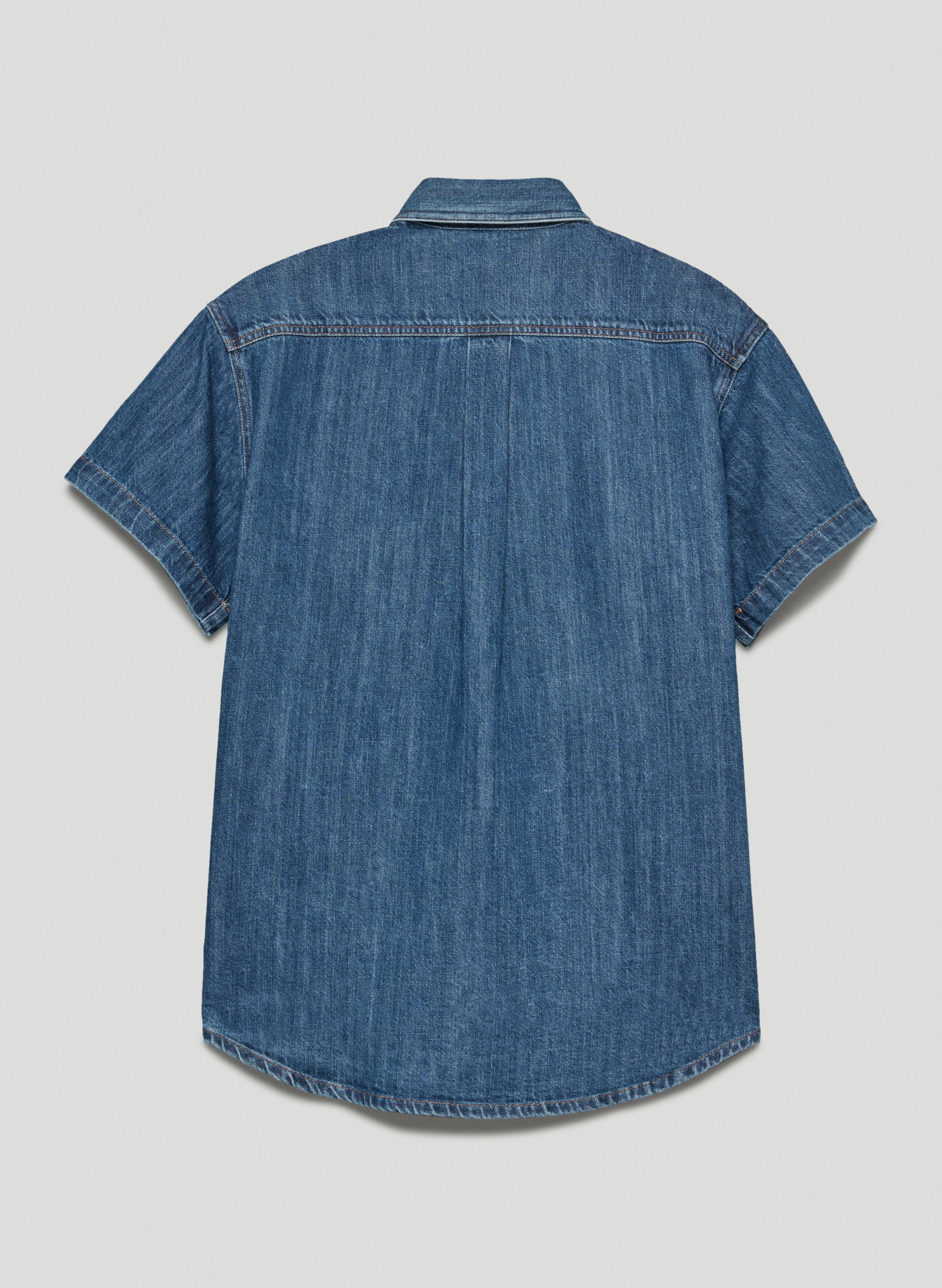 The '90s Short Sleeve Denim Shirt
