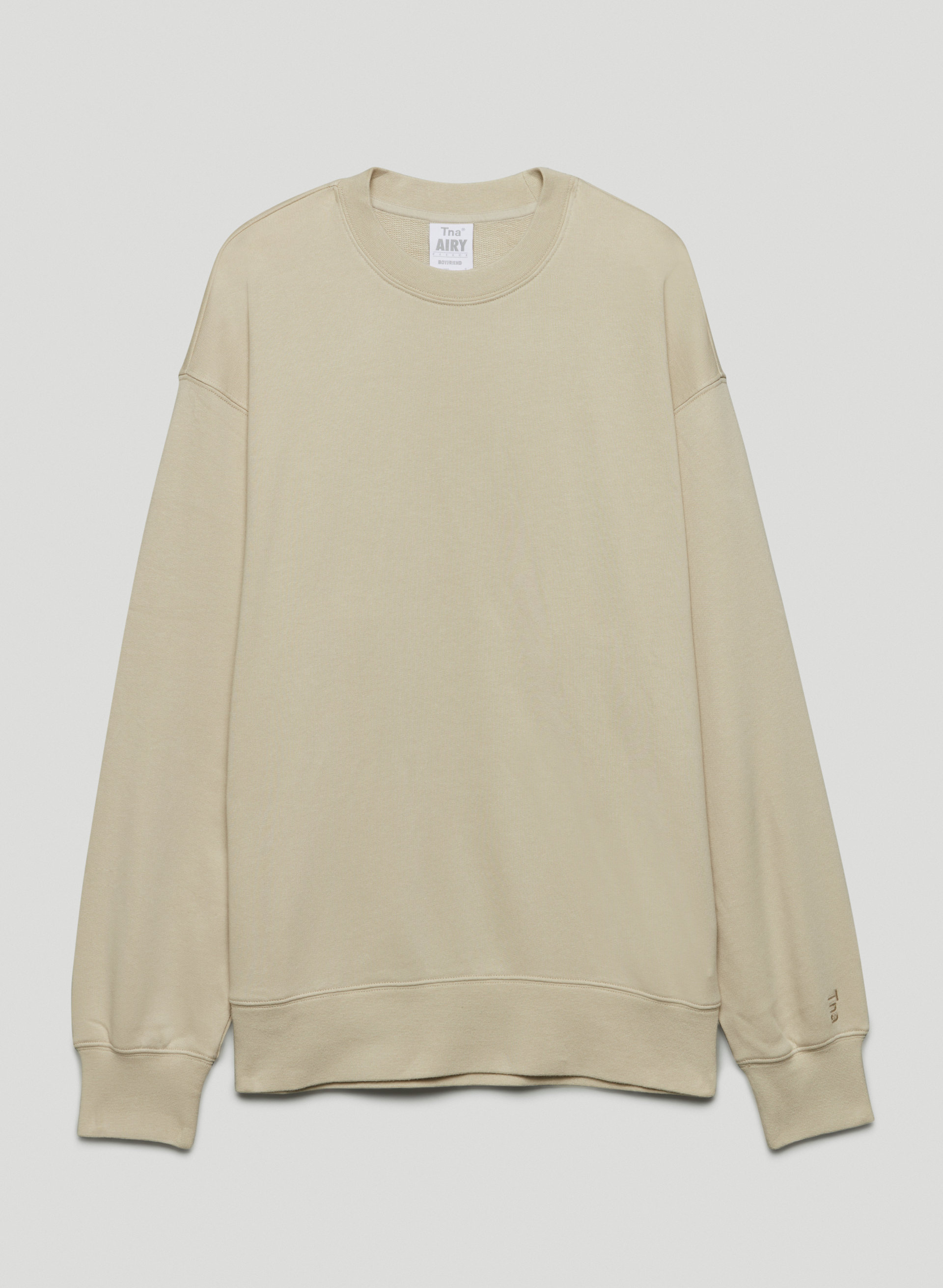 Airy Fleece Boyfriend Crew Sweatshirt