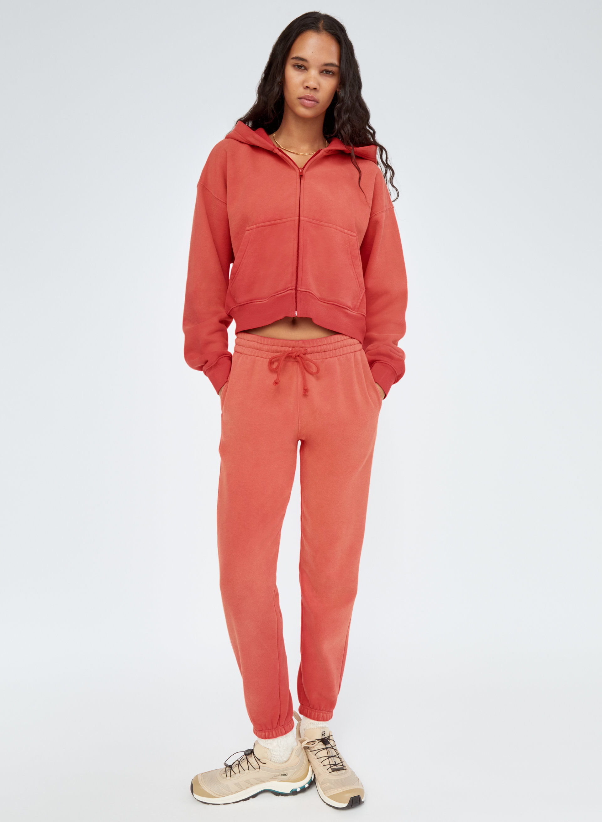 Cozy Fleece Boyfriend Boxy Zip-Up Hoodie