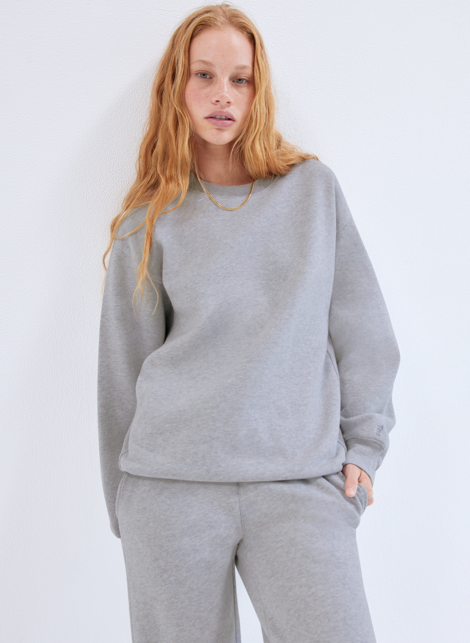 New Cozy Fleece Boyfriend Crew Sweatshirt