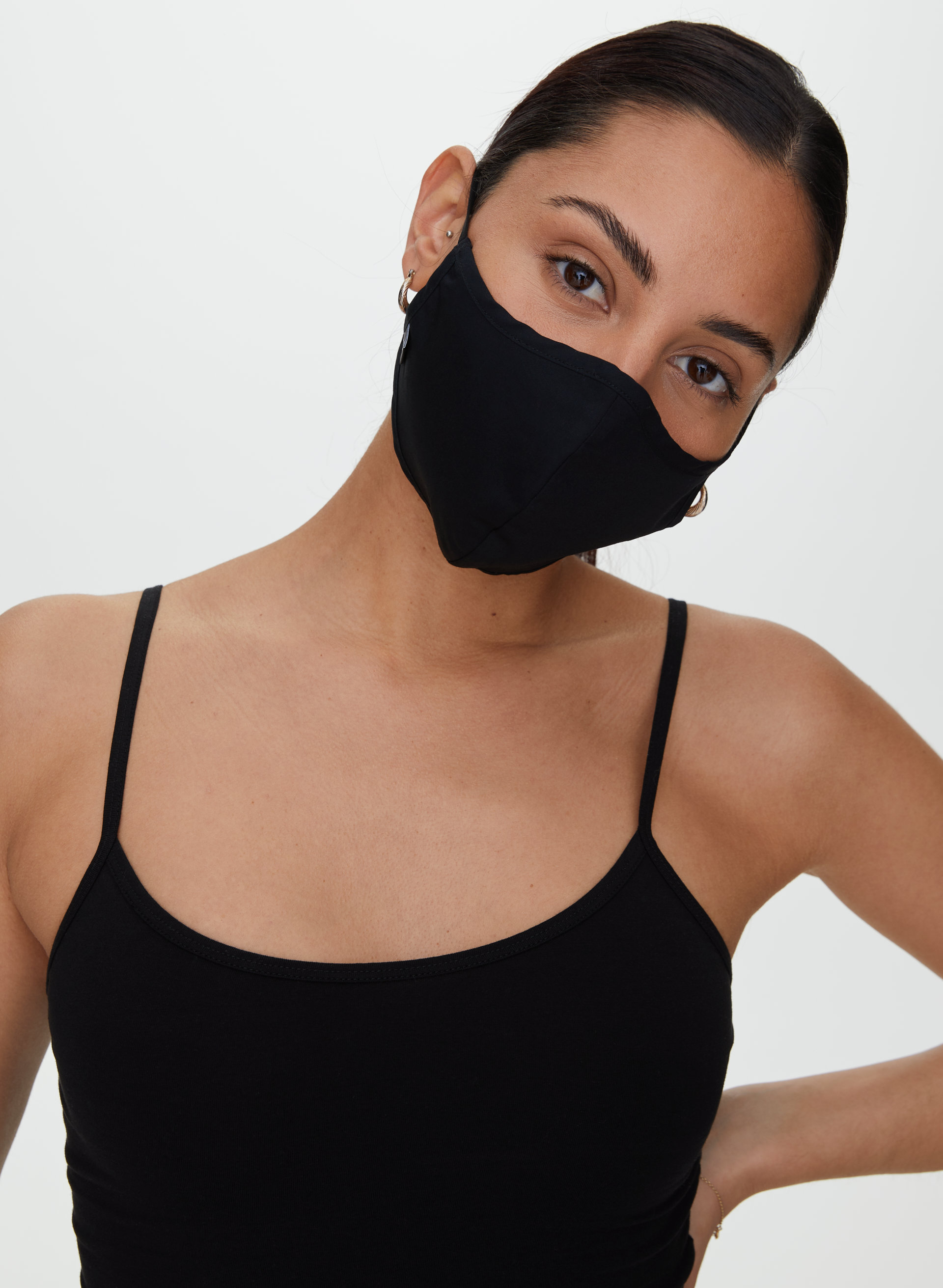 Sculpted Cotton Face Mask