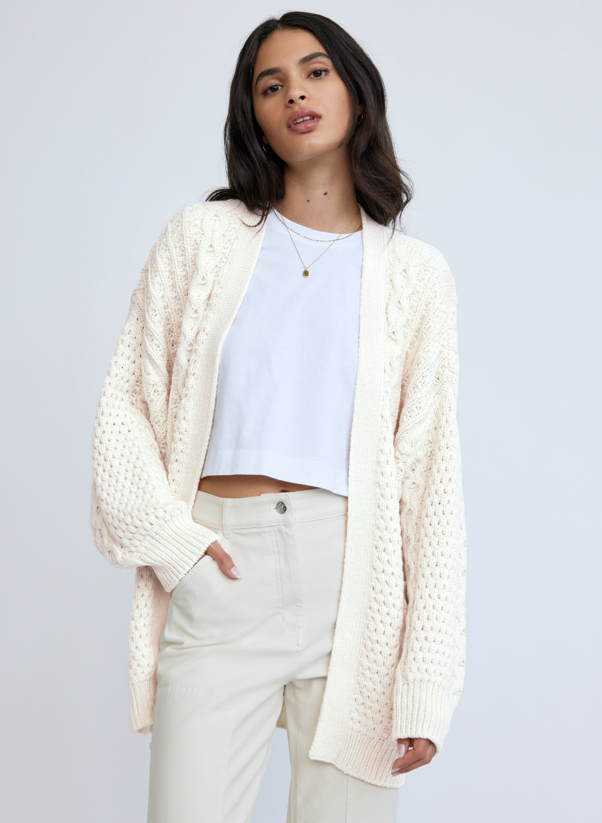 Cable Knit Cardigan