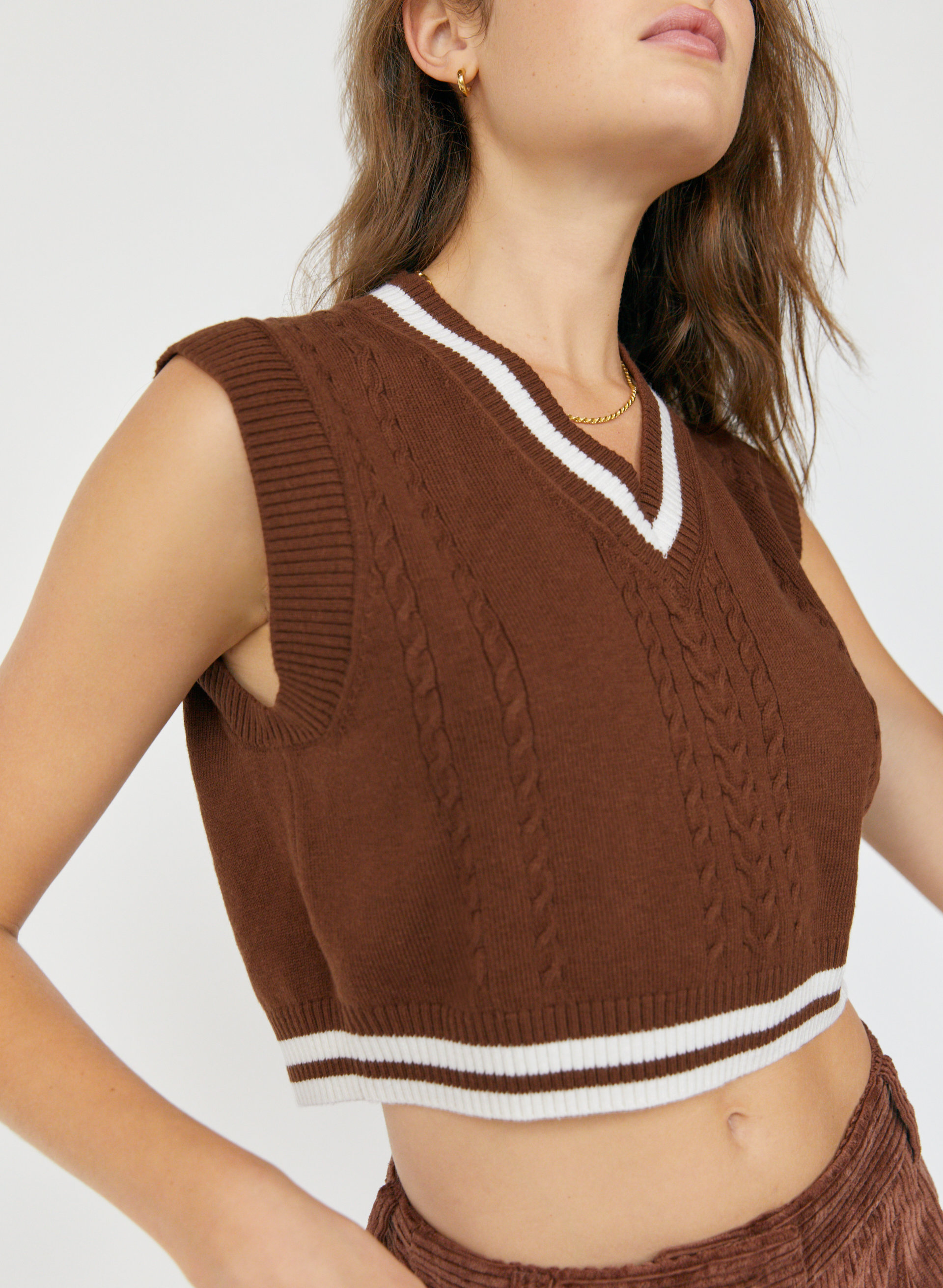 Winston Cropped Vest