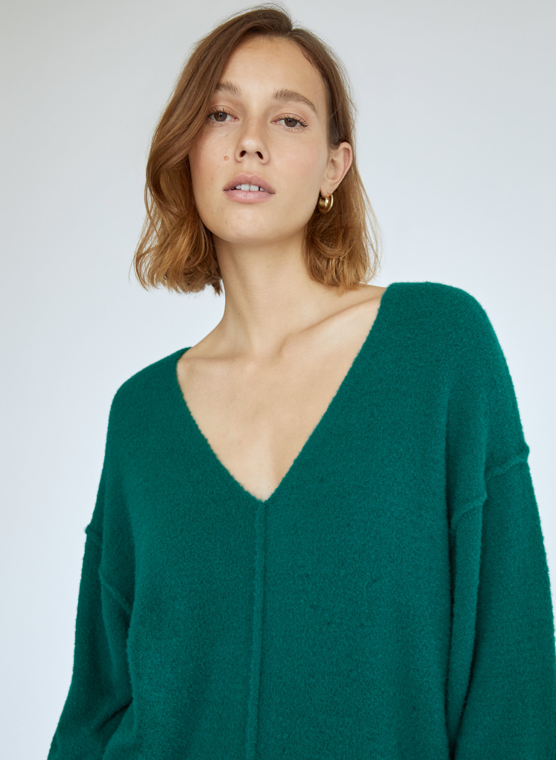 Hush Knit V-Neck Sweater