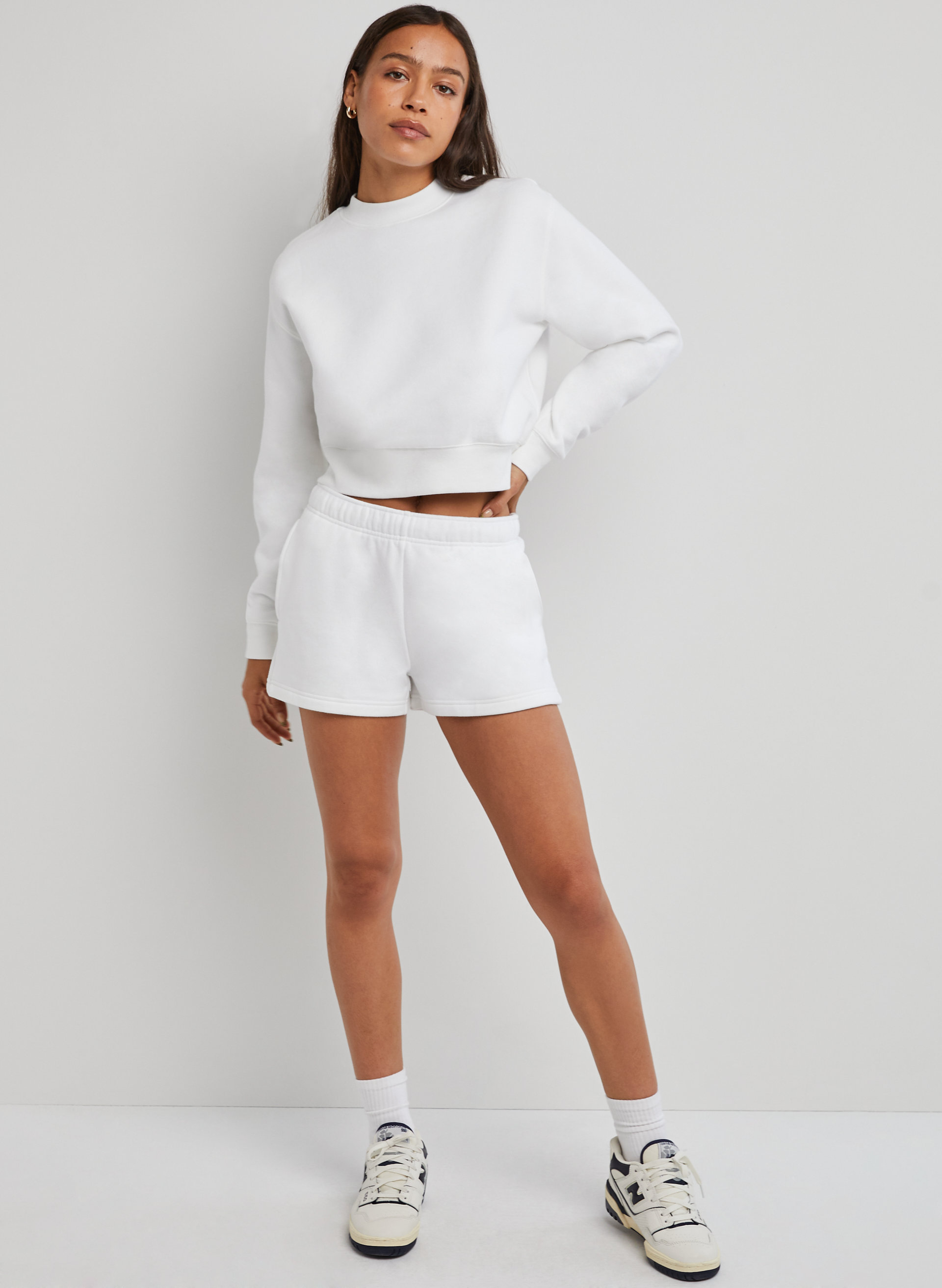 Cozy Fleece Boyfriend Basic 3" Sweatshort