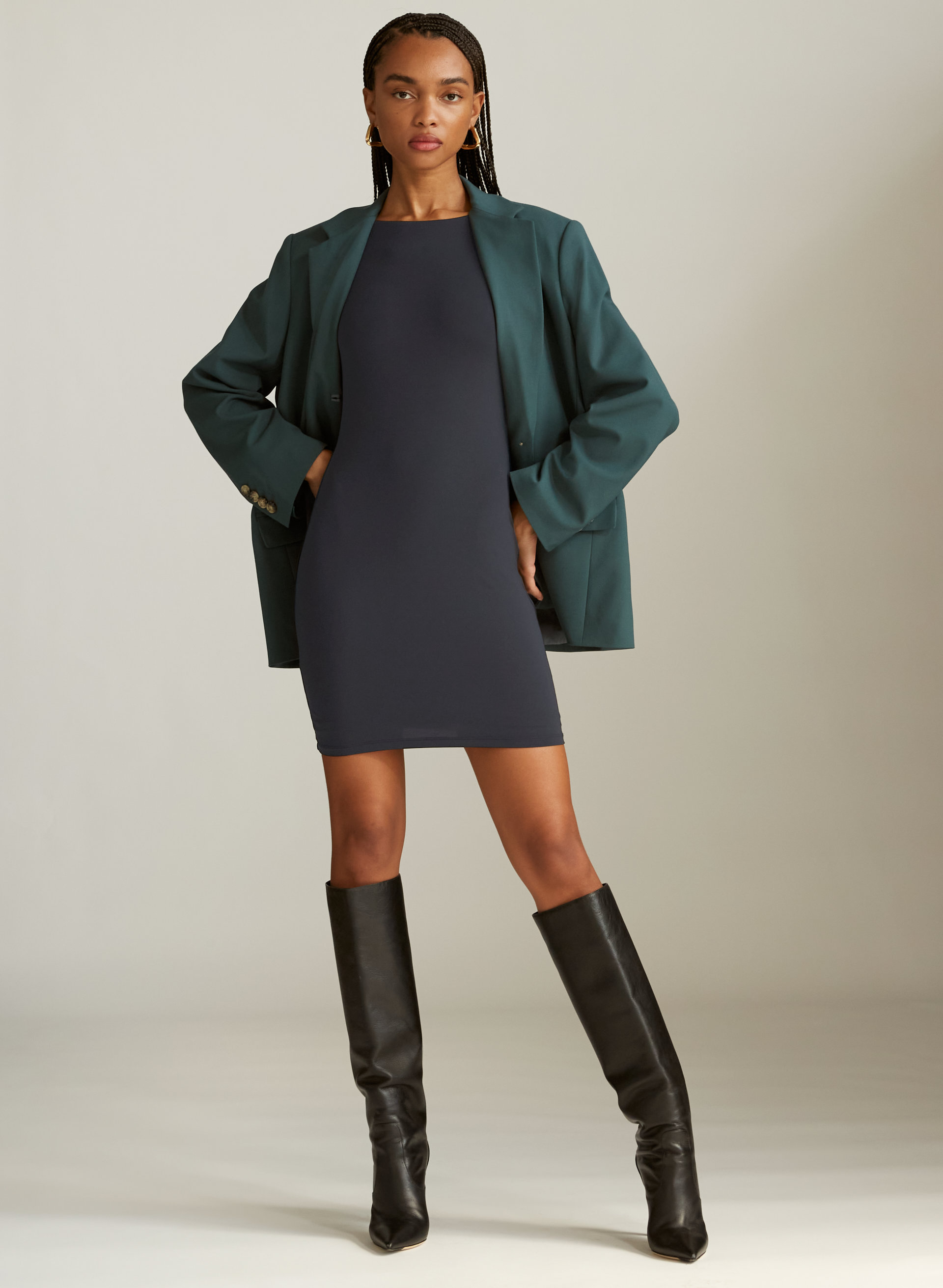 Contour Boatneck Dress
