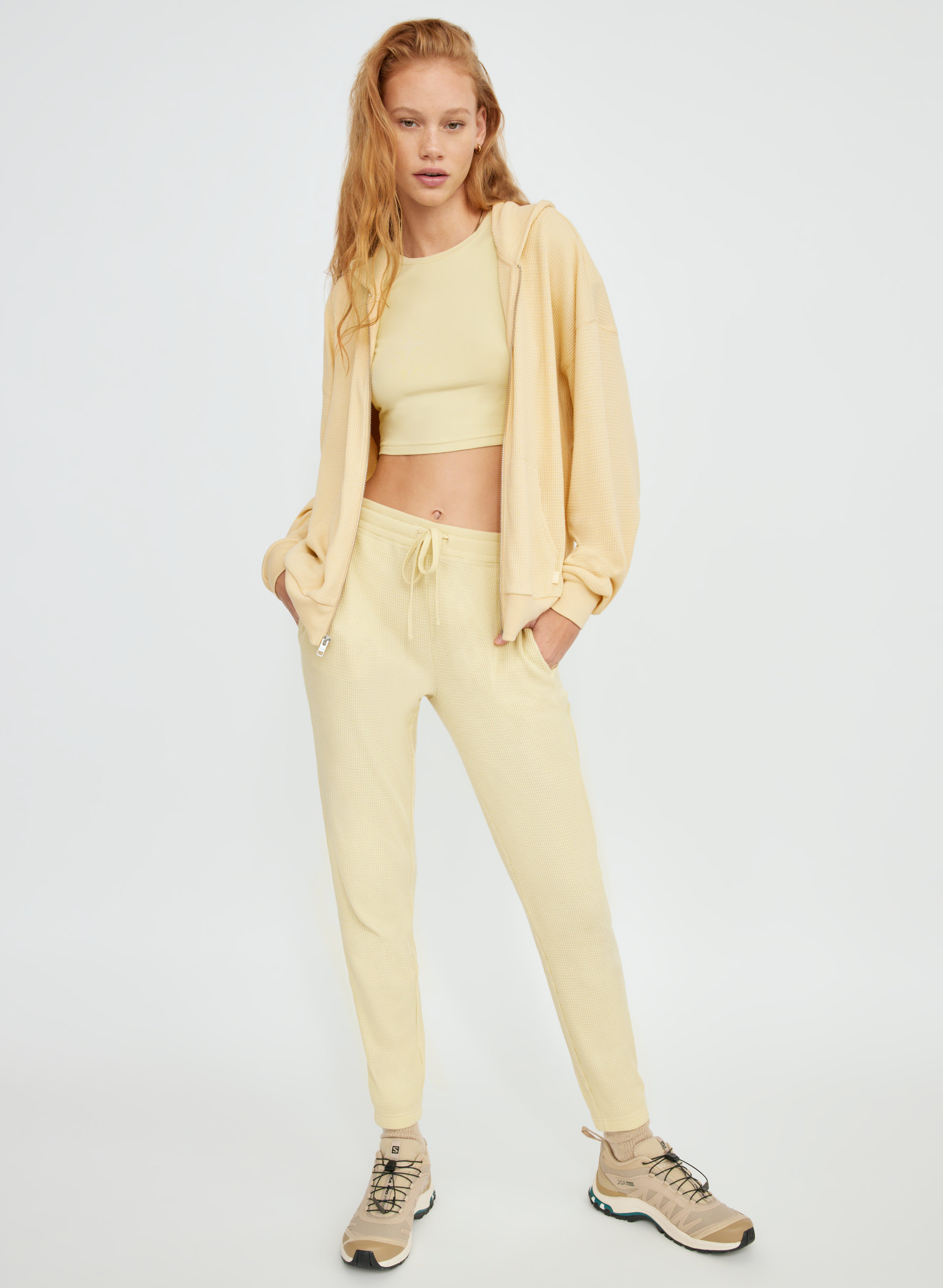 Claris Waffle Zip Hoodie