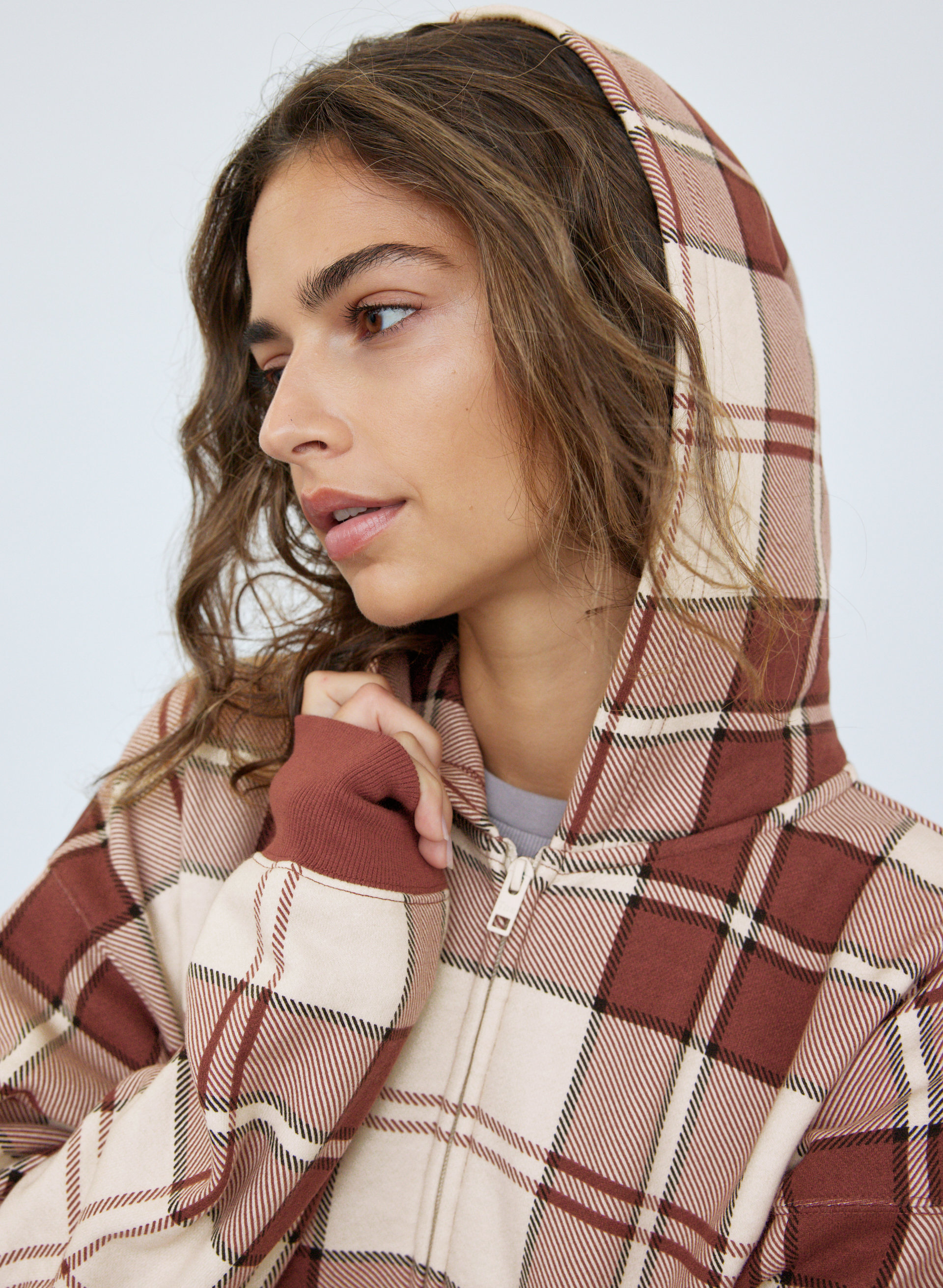 Cozy Fleece Boyfriend Boxy Zip-Up Hoodie