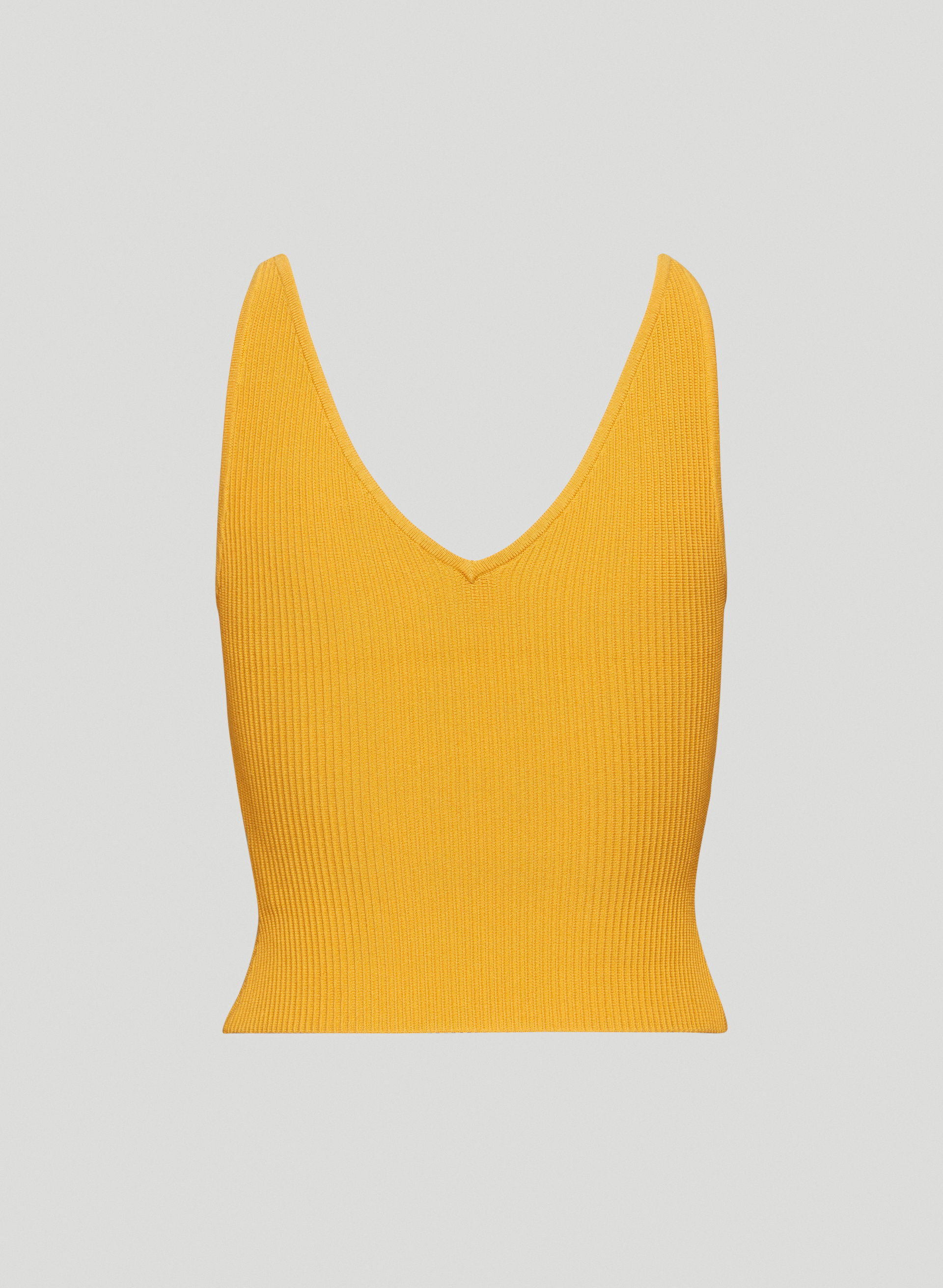 Sculpt Knit Double V Tank