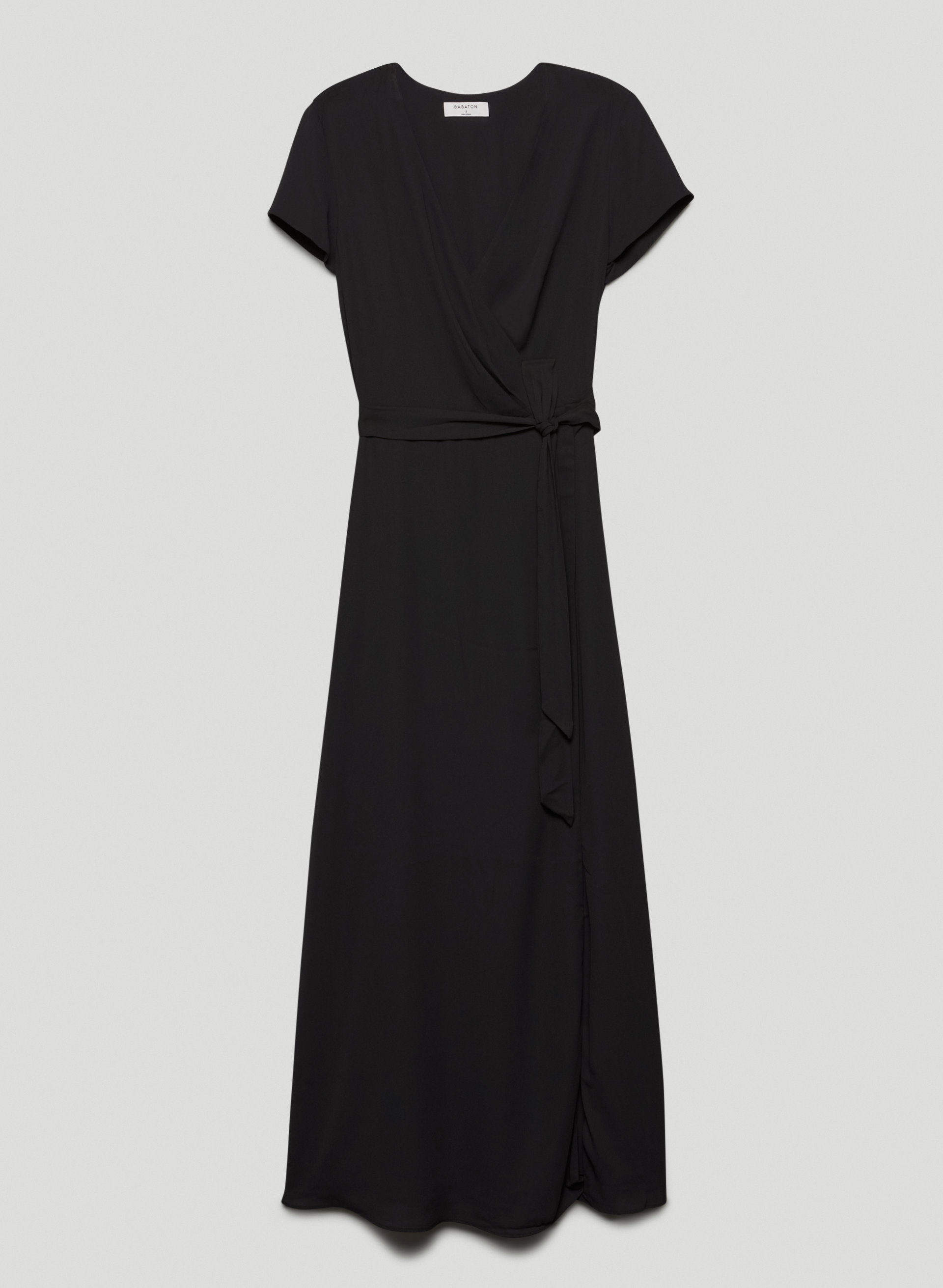 Slit Wrap Dress