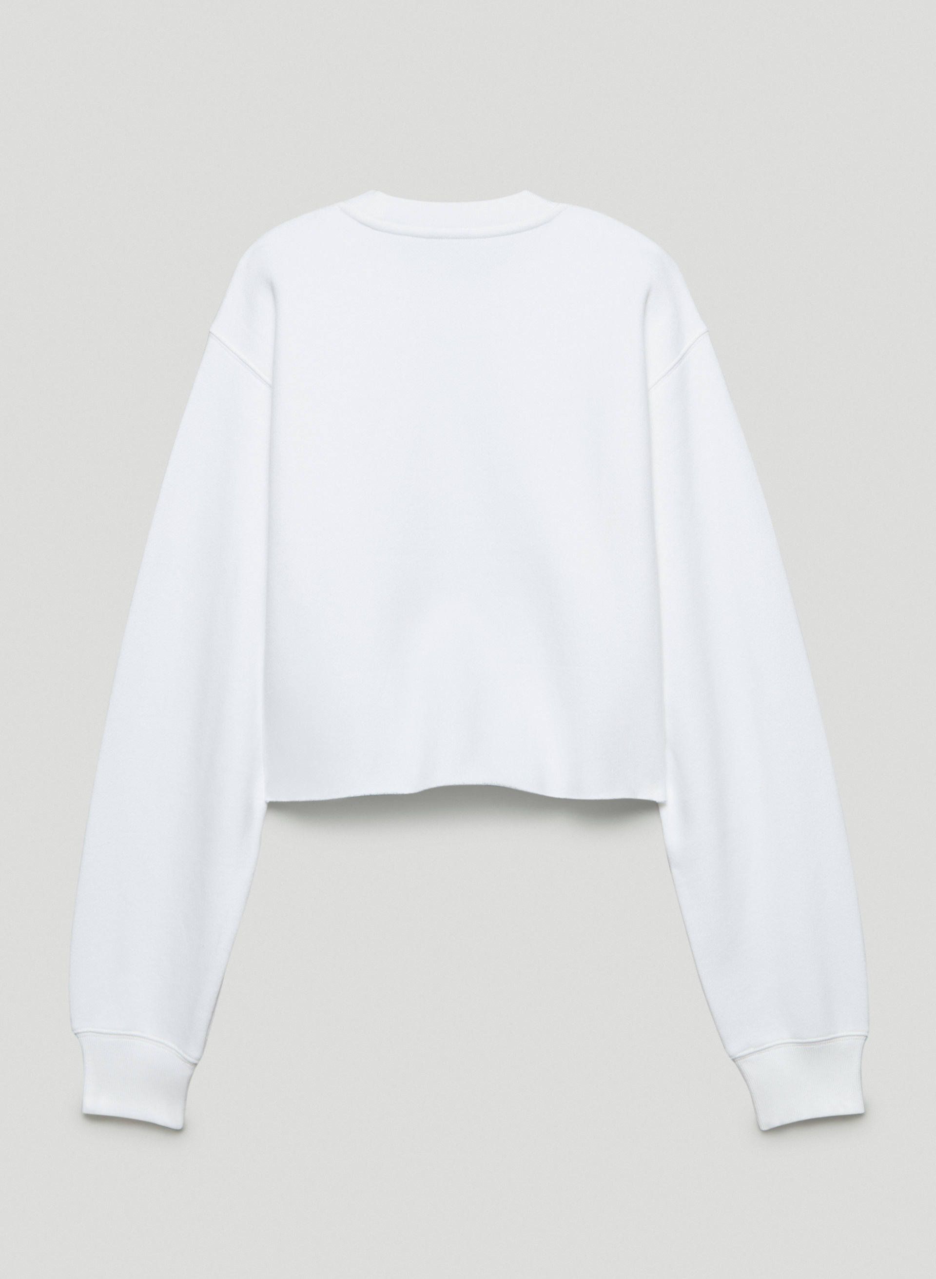 Cozy Fleece Perfect Cropped Sweatshirt