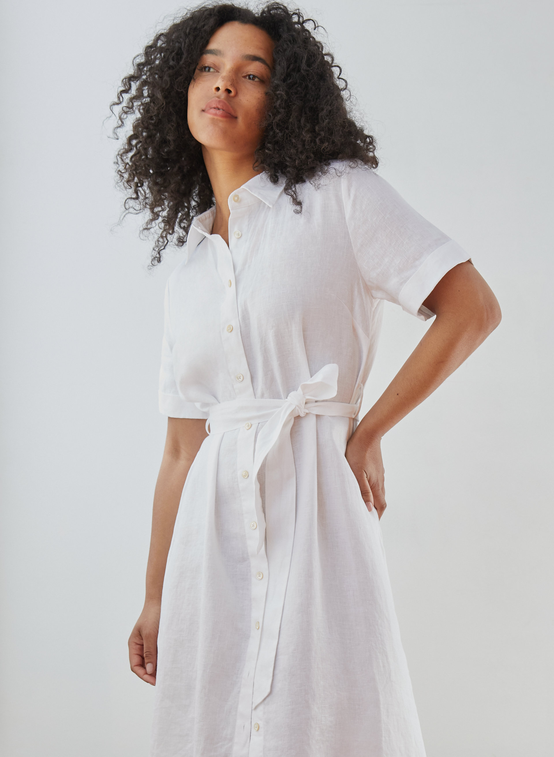 Eleta Linen Dress