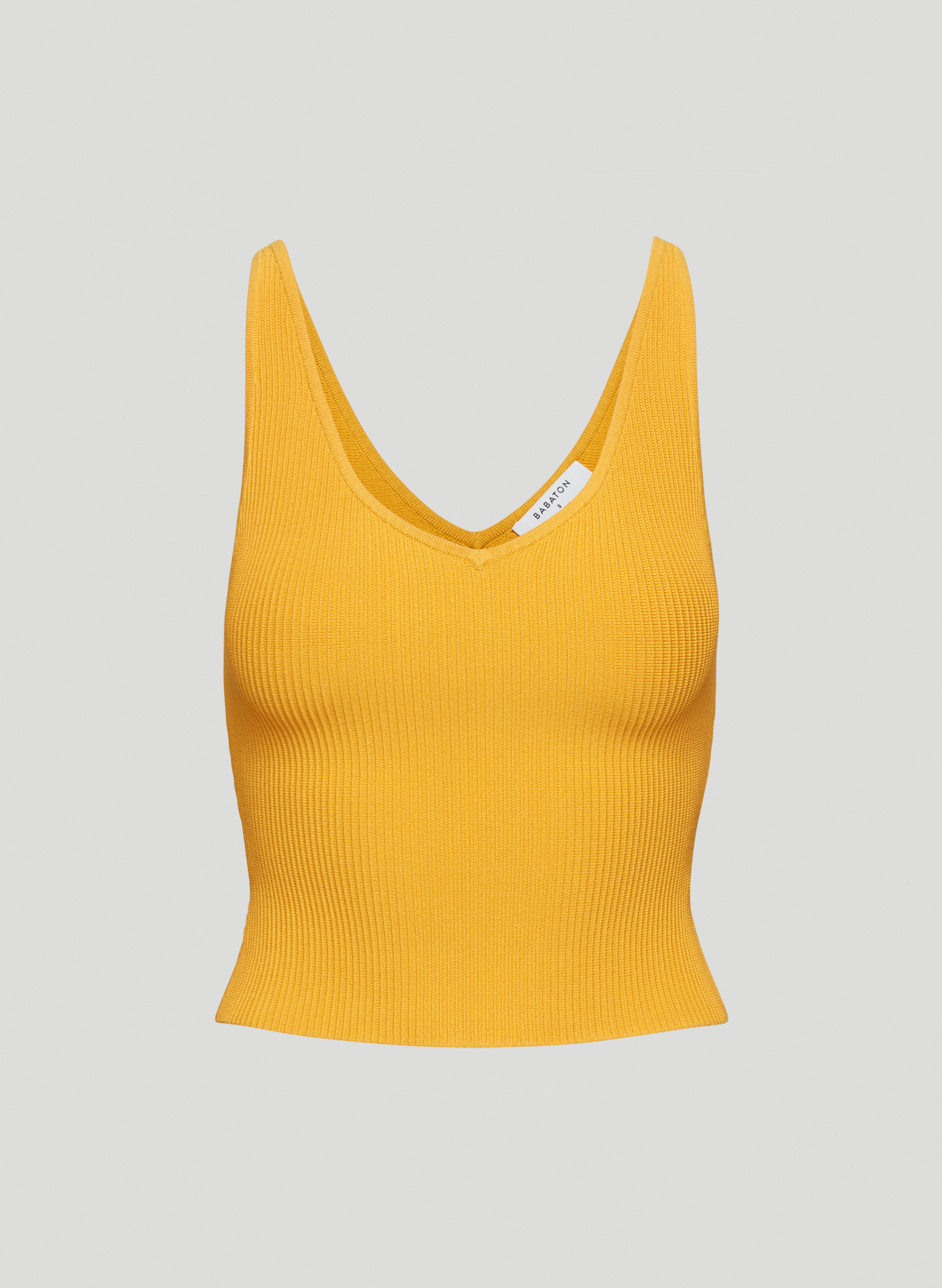 Sculpt Knit Double V Tank