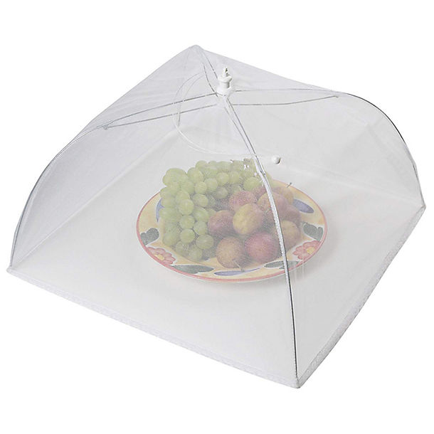 KitchenCraft White Umbrella Food Cover 40cm