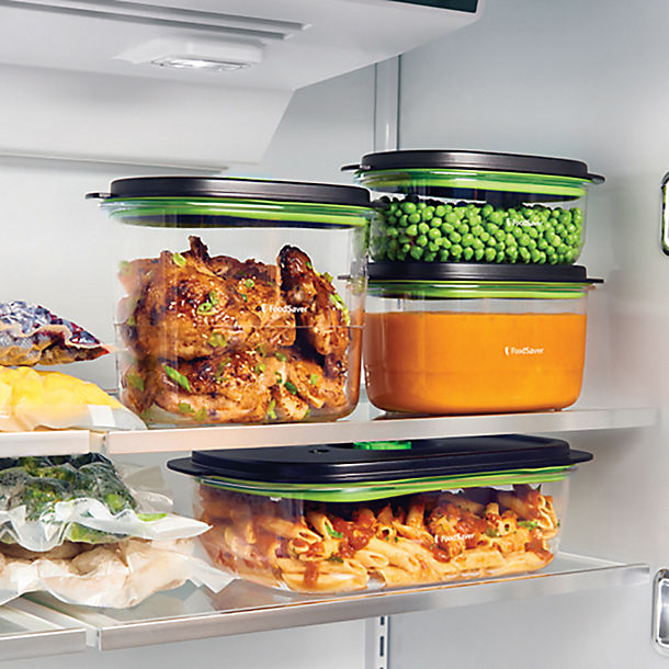 2 FoodSaver Containers 700ml and 1.2 Litre