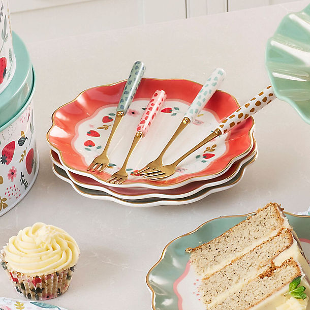 Strawberry Patch Cake Forks