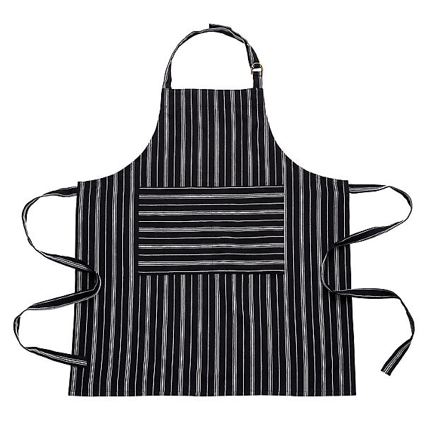 Lakeland Black Butcher's Stripe Apron