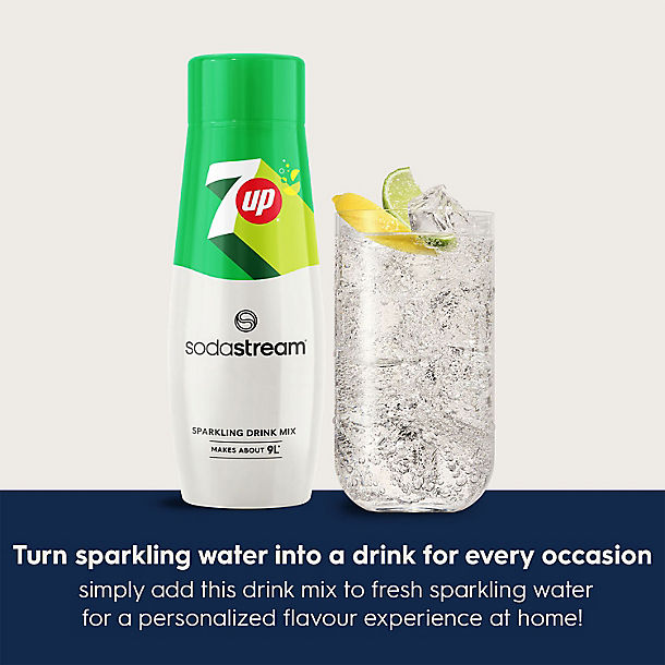 SodaStream 7Up Sparkling Drink Mix 440ml