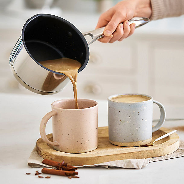 Lakeland Stainless Steel 14cm Milk Pan with Pouring Lips