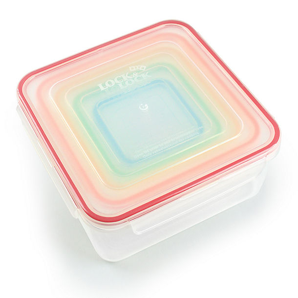 LocknLock 5-Piece Nestable Container Set - Square
