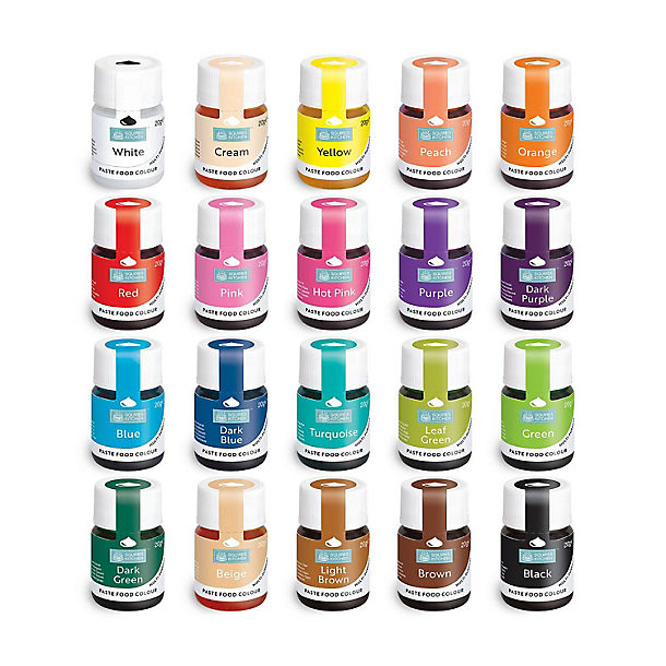 Squires Kitchen Food Colour Paste - Set of 20