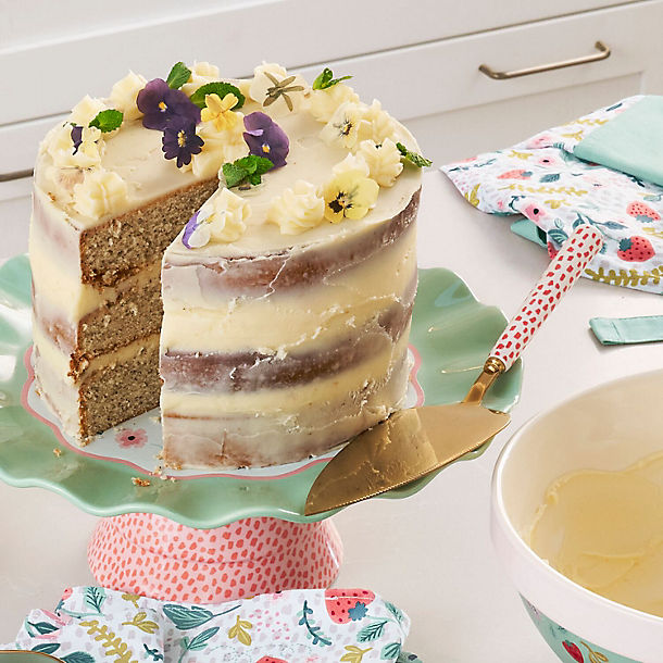 Strawberry Patch Cake Server
