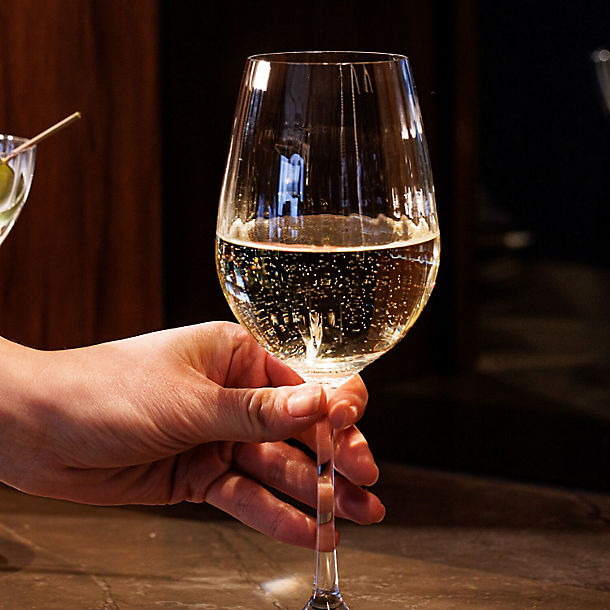 4 Mikasa Treviso White Wine Glasses 350ml