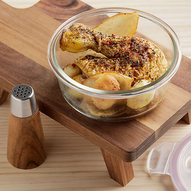 Cook & Eat Round Glass Container 0.6L