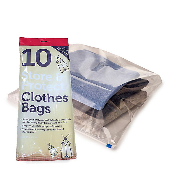 10 Store & Protect Zip Seal Clothes Storage Bags