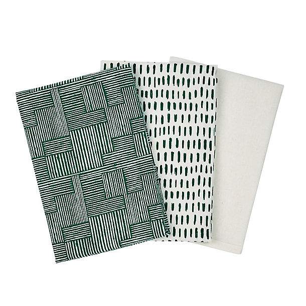3 Lakeland Printed Tea Towels