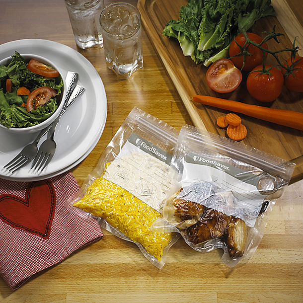 FoodSaver Small Fresh Zipper Bags 26 x 950ml