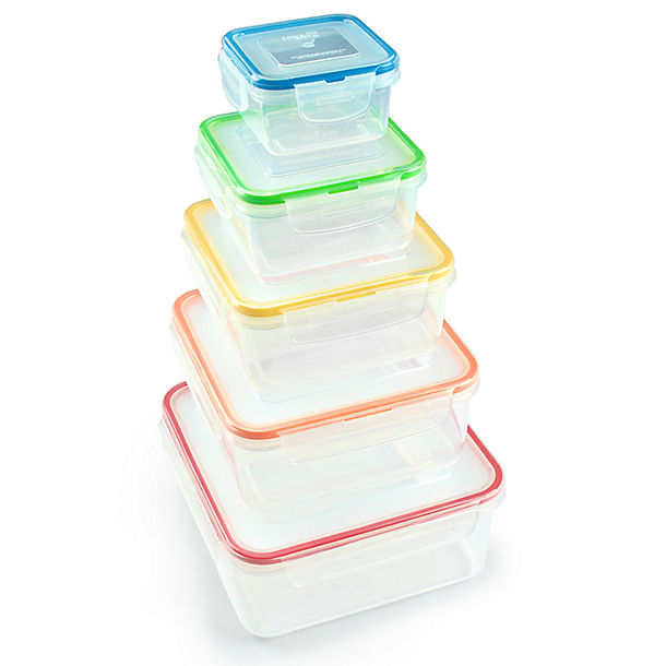LocknLock 5-Piece Nestable Container Set - Square