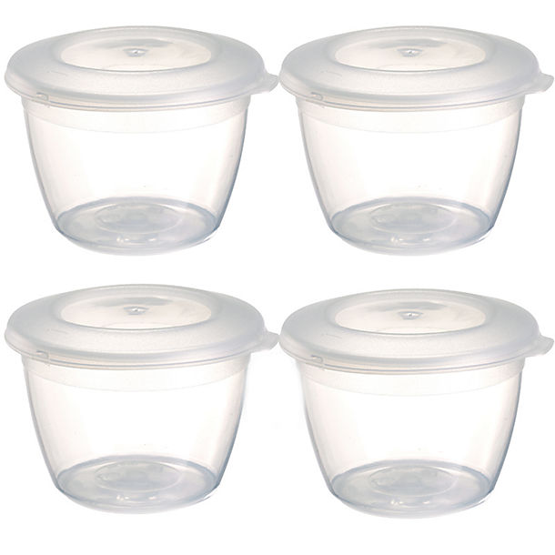 Mini Lidded Pudding Basins 150ml °C Pack of 4