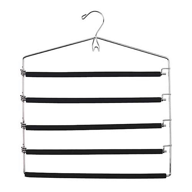 5 Bar Padded Trouser & Tie Clothes Hanger